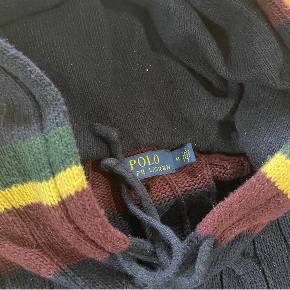 Polo Ralph Lauren Cable Knit Hooded Sweater - Picture 3 of 3
